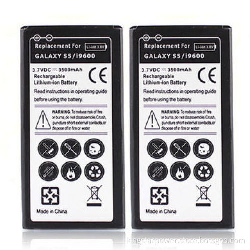 Battery for Samsung Galaxy S5/S 5 SV I9600/i9600 mobile phone, Li-ion, internal replacement/3500mAh
